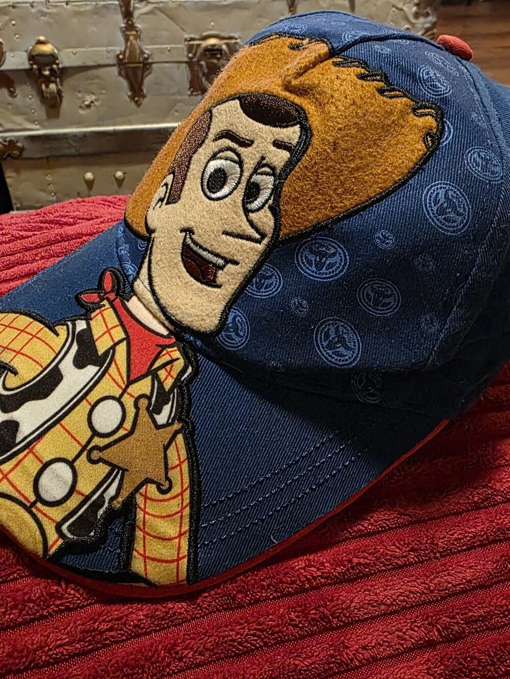 Disney Toy Story Woody Embroidered Kids Cap Blue